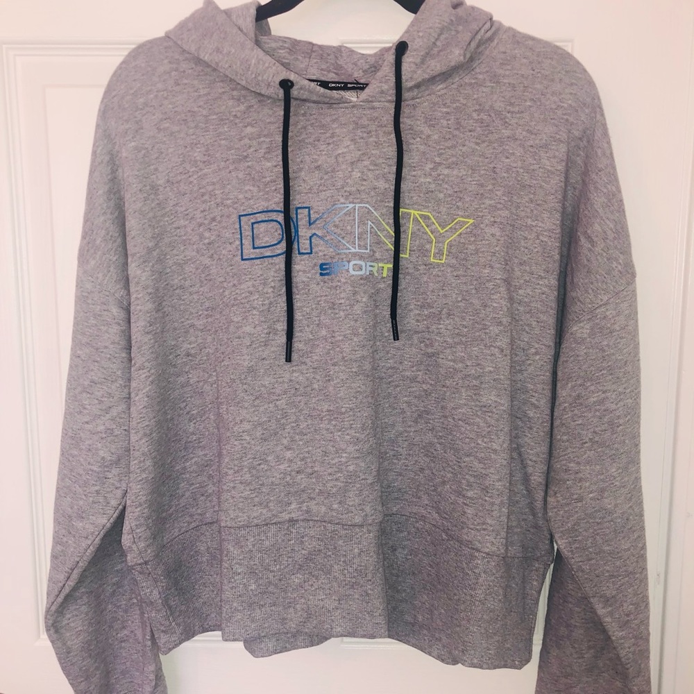 DKNY Sport cropped hoodie (L)